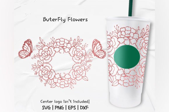 Butterfly Flowers, Venti Cold Cup 24 Oz Review