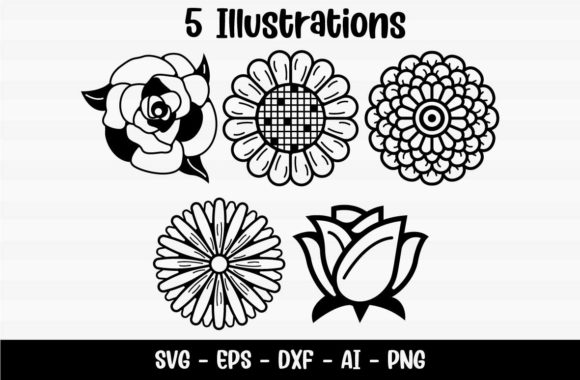 Cute, Floral Icons: Spring Graphics & Icons for Branding