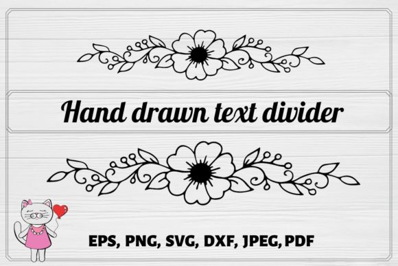 Divider SVG, Flourish SVG, Swirl SVG: Graphics for Crafts & Branding