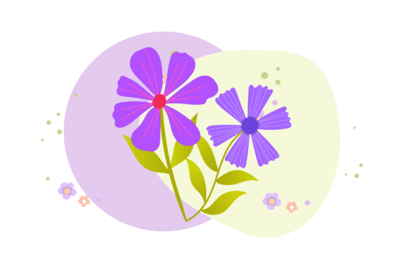 Floral Repeat Flowers Abstract Decor: Graphics & Icons Review