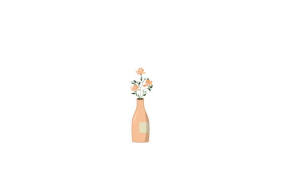 Flowers Beautiful Bouquet Art Icons for Graphics and Icons