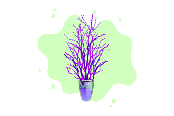 Flowers Fresh Natural Abstract Graphic for Icons and Graphics