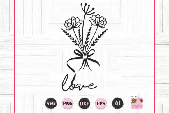 Love SVG File for Crafts and Graphics