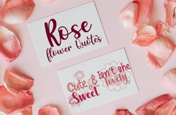 Rose and Flower Quotes: Graphics for Crafts That Bloom