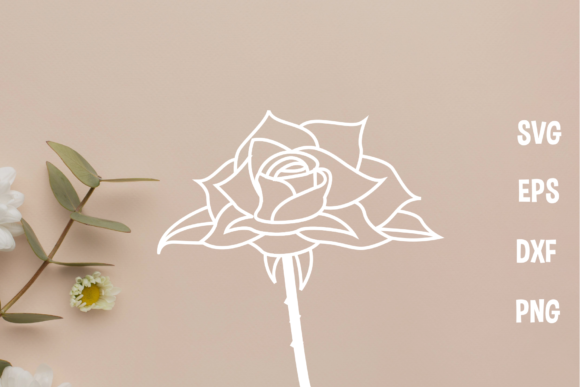 Rosse Flower Graphics for Crafts